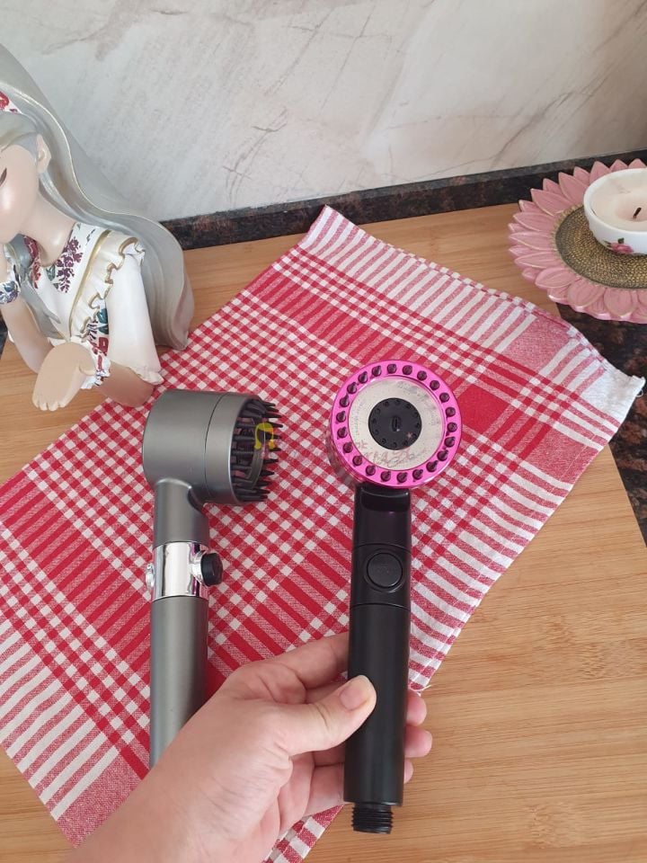 Silikon Uçlu Turbo Filtreli Kademeli Duş Başlık
