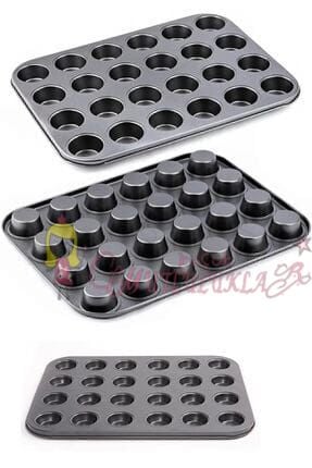 Muffin Kalıbı 24'lü Cupcake Kapsülü Fırın Mini Kek Browni Kekstra Kurabiye Kalıbı