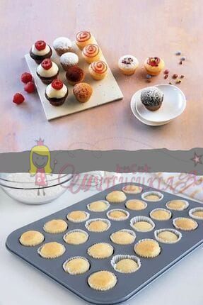 Muffin Kalıbı 24'lü Cupcake Kapsülü Fırın Mini Kek Browni Kekstra Kurabiye Kalıbı