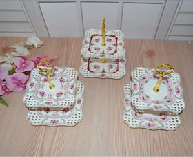 PORSELEN KATLI KURABİYELİK LOKUMLUK