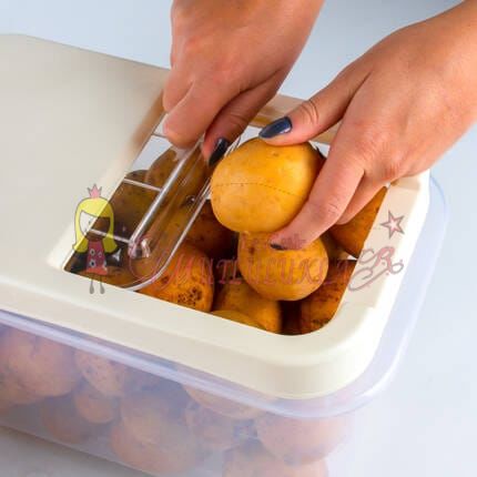 Soft Chef Multi Box 5+7,5+10 Lt 3lü Saklama Kabı Krem /Antrasit