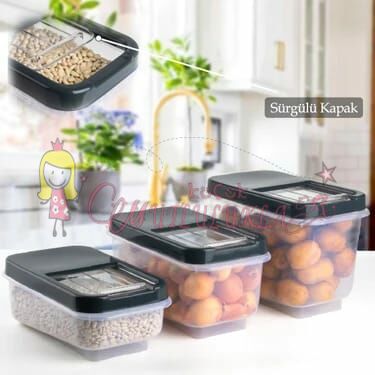 Soft Chef Multi Box 7,5 Lt Saklama Kabı Krem /Antrasit