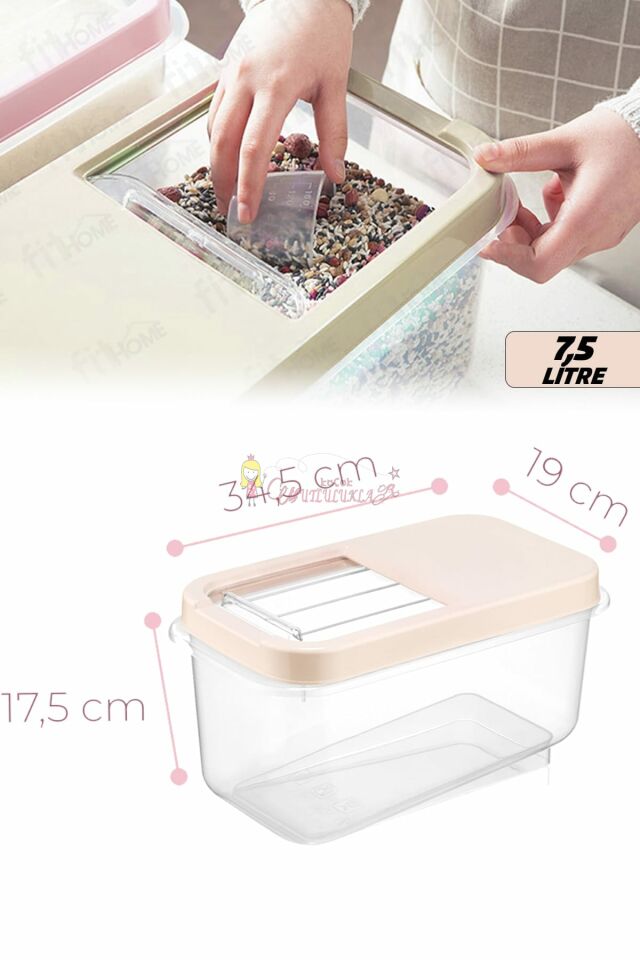 Soft Chef Multi Box 7,5 Lt Saklama Kabı Krem /Antrasit