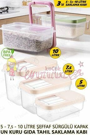 Soft Chef Multi Box 7,5 Lt Saklama Kabı Krem /Antrasit