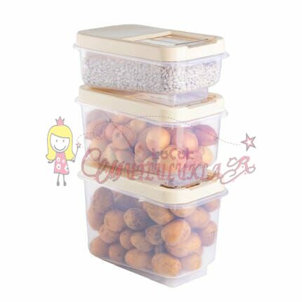 Soft Chef Multi Box 7,5 Lt Saklama Kabı Krem /Antrasit