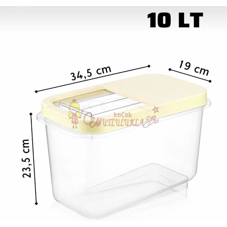 Soft Chef Multi Box 10 Lt Saklama Kabı Krem /Antrasit