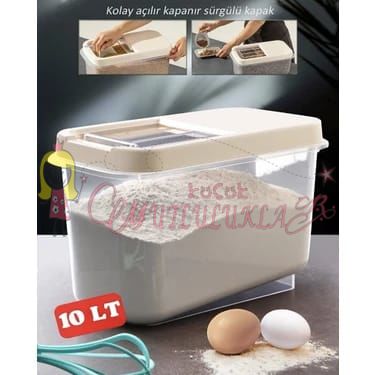 Soft Chef Multi Box 10 Lt Saklama Kabı Krem /Antrasit