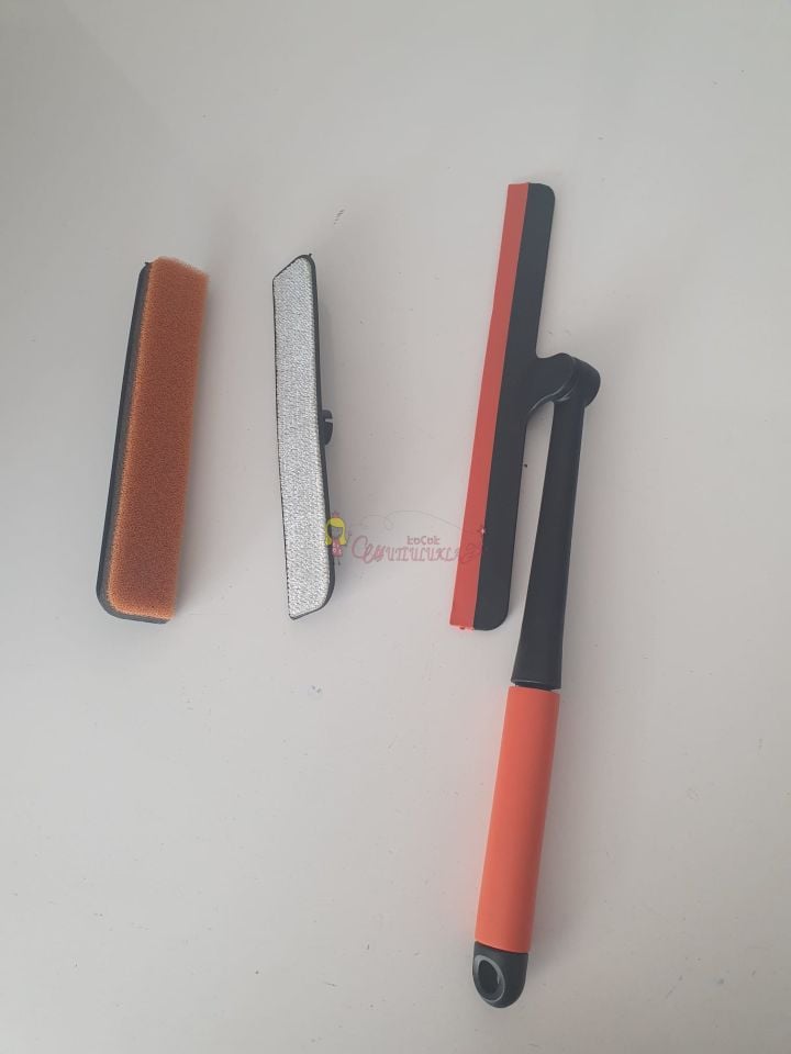 Pencere Temizleme Seti 3lü Cam Silici