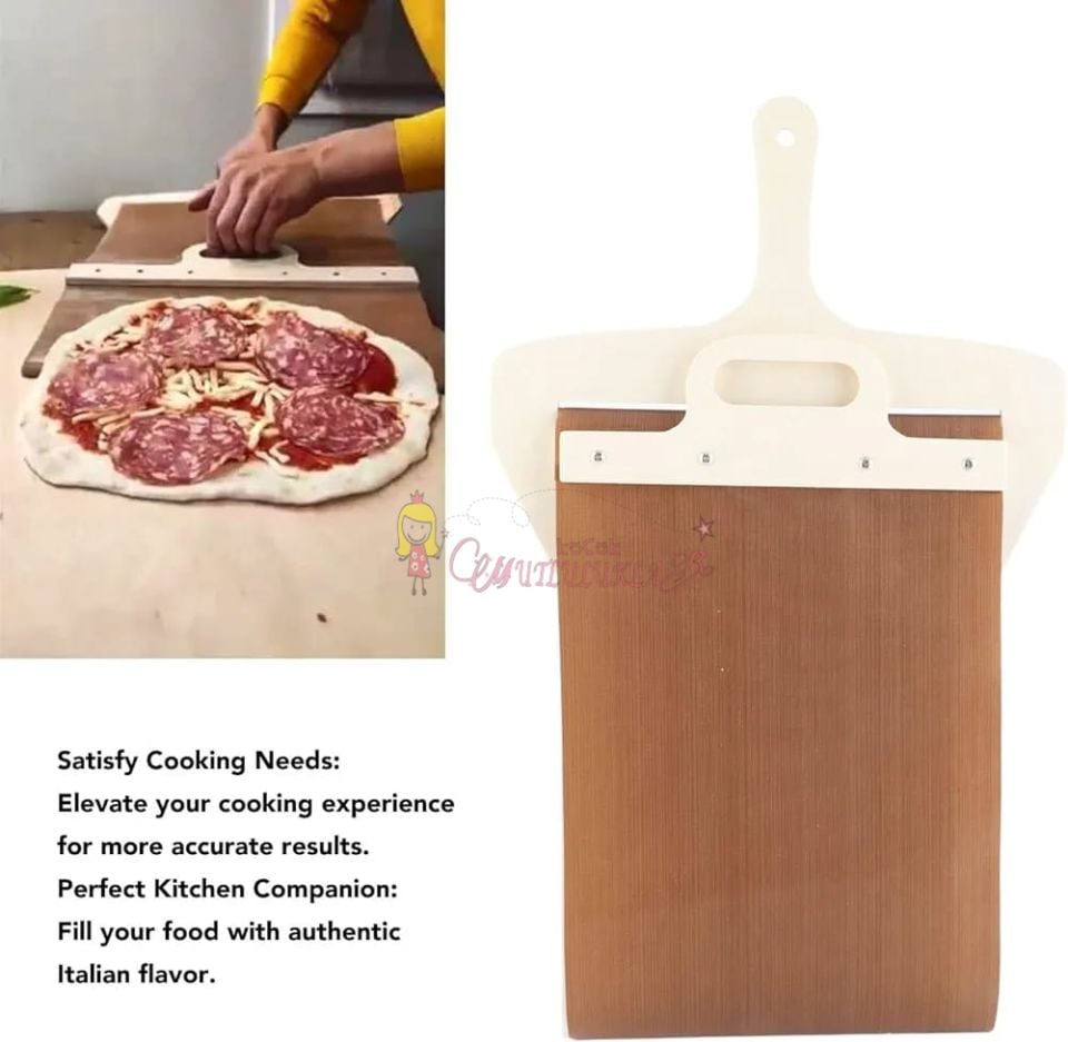 Sürgülü Büyük Boy Pizza Küreği Sürgülü Fırın Küreği Ahşap Fırın Küreği Büyük Boy Pizza Küreği