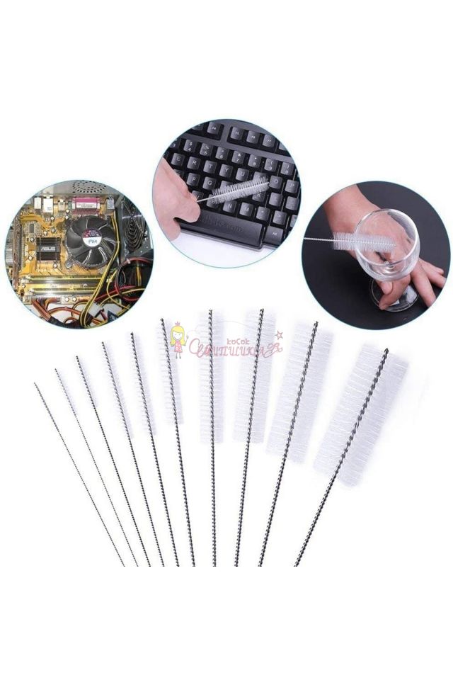 Pipet Temizleme Fırçası Pratik Bükülebilir Temizlik Fırçası