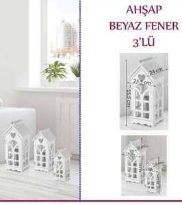 3LÜ AHŞAP FENER