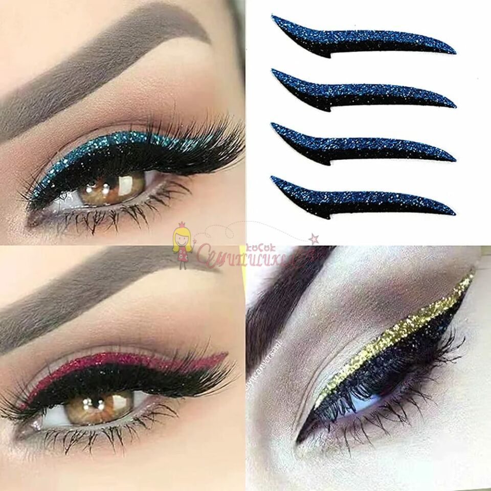 Eyeliner Sticker Kendinden Yapışkanlı Sticker 5 Takım