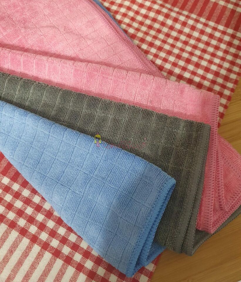 Mikrofiber Mutfak Bezi Kareli