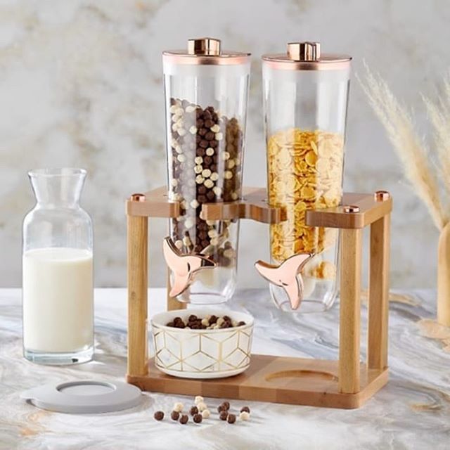 2'Lİ BAMBU STANDLI CORNFLEKS ALETİ