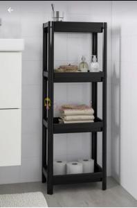 DEKORATİF DEMONTE 4 KATLI ÇOK AMAÇLI BANYO VE MUTFAK RAF