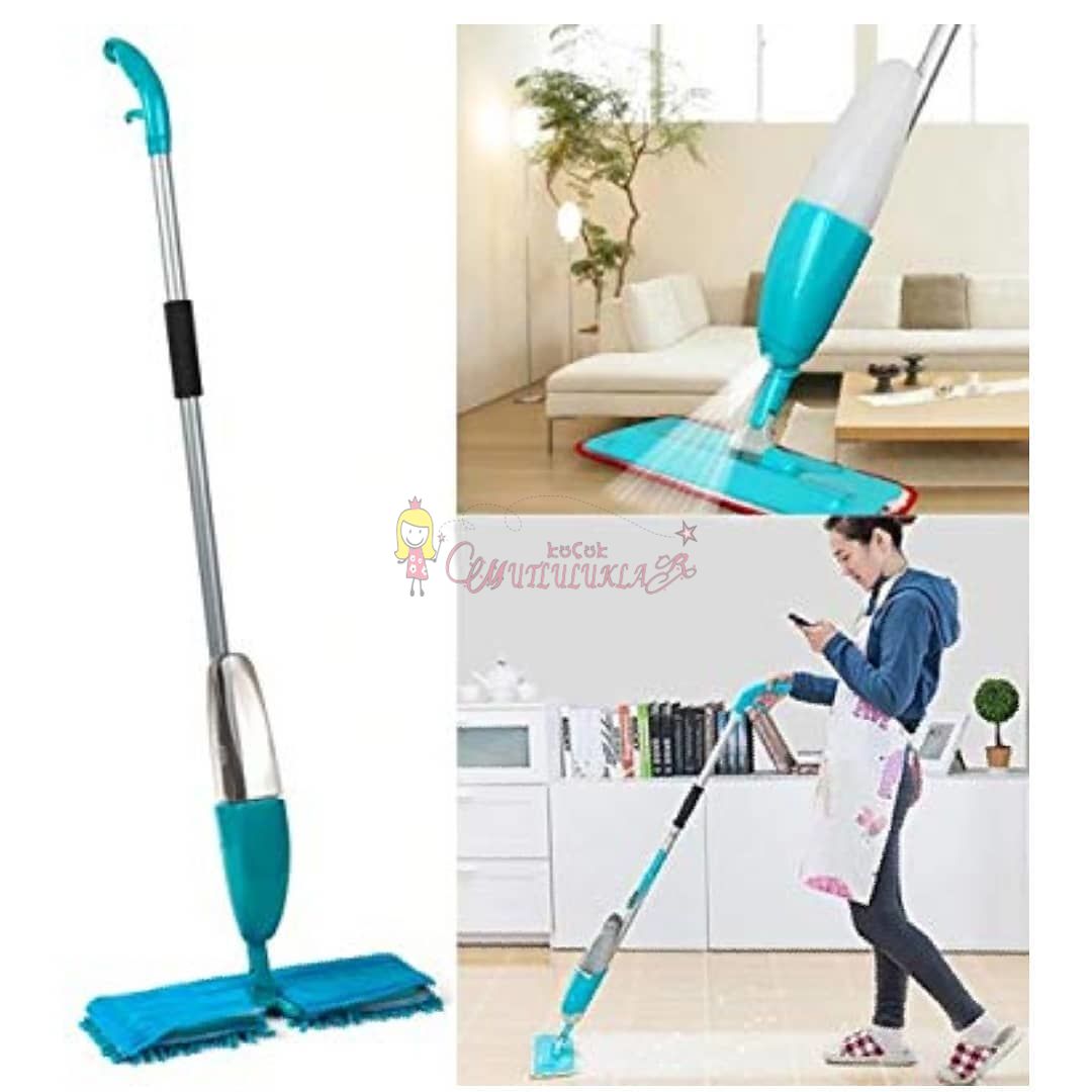 Sprey Mop + YEDEK BEZ Deterjan Hazneli Sprey Mop