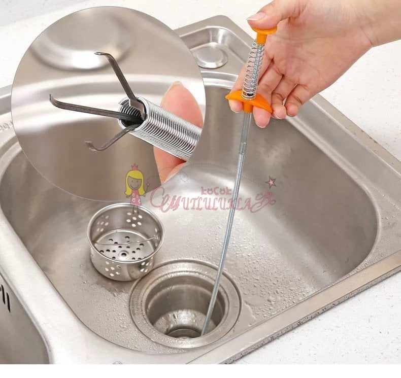Bükülebilir Esnek Pençeli Lavabo Açıcı Çubuk Mutfak Banyo Lavabo açıcı