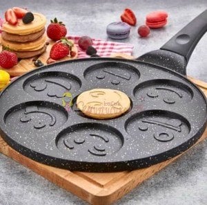 DÖKÜM YENİ YÜZ EMOJİLİ PANKEK TAVASI