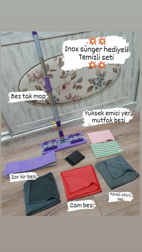 Bez Tak Mop Temizlik Seti