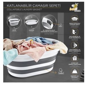 KATLANIR ÇAMAŞIR SEPETİ