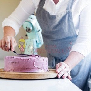 Eğik Pasta Sıvama Spatulası Oval Uçlu Krema Paleti