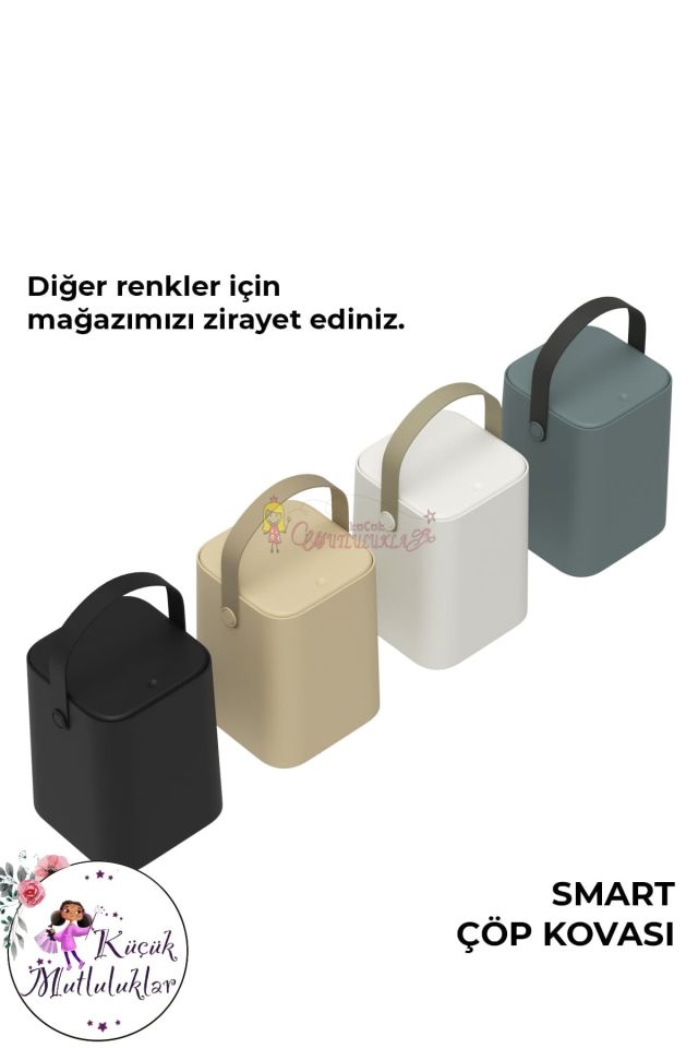 8 Lt Fenomen Tutma Saplı Sihirli Iç Kovalı Tezgah Üst Mutfak Çöp Kovası