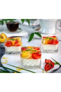 Perotti 6lı Kesme Model Kare Magnolia Cup