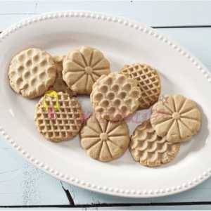 3 Lü Döküm Kurabiye Kalıbı Şekillendirici Cookıe Stamps