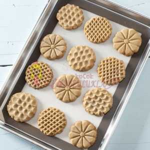 3 Lü Döküm Kurabiye Kalıbı Şekillendirici Cookıe Stamps