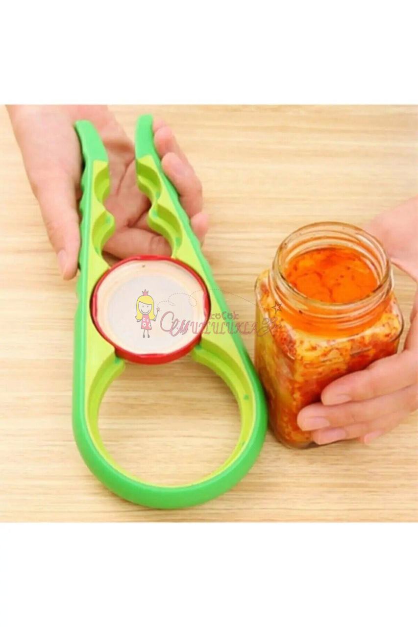 Pratik Silikon Kaymaz Konserve/Kavanoz ve Şişe Kapak Açacağı