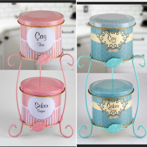 STANDLI LÜX METAL ÇAY ŞEKER