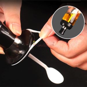 3'lü Trend Silikon Fırçalı Yağlık Kaşıklı Cam Baharatlık Kaşıklı Bal Kavanozu