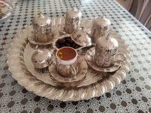 6 KİŞİLİK OSMANLI KAHVE TAKIMI