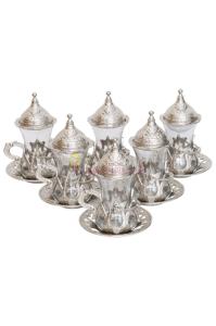 Osmanlı Motifli Kösem Çay Sunum Seti