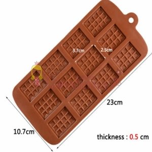 12 Lİ MİNİ TABLET ÇİKOLATA KALIBI