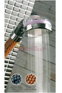 Su Tasarruflu ve Arıtmalı Doğal Taşlı Banyo El Duş Başlığı