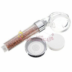 Su Tasarruflu ve Arıtmalı Doğal Taşlı Banyo El Duş Başlığı