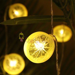 Limon Dilimi Şeklinde Dekoratif Dolama Led Aydınlatma