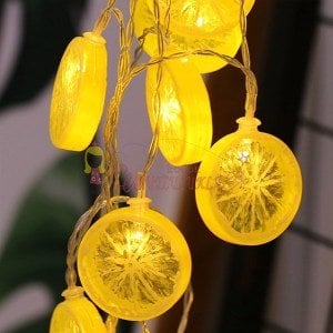Limon Dilimi Şeklinde Dekoratif Dolama Led Aydınlatma