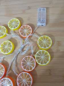 Limon Dilimi Şeklinde Dekoratif Dolama Led Aydınlatma