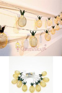 Dekoratif Pilli Pineapple Ananas Pilli Şerit Led Işık