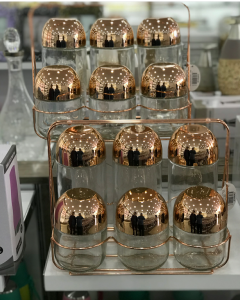 6LI STANDLI BAHARAT TAKIMI BRONZ (BAKIR )