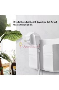 Duvara Yapışan Telefon Kumanda Tutucu Aparat