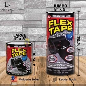 Flex Tape Su Geçirmez Tamir Bandı 