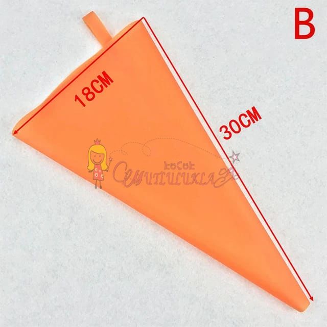 Silikon Krema Torbası 30 cm