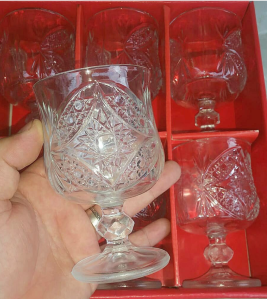 AYAKLI KRİSTAL MEŞRUBAT BARDAĞI