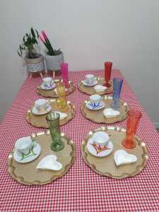 Gold Plastik Tepsi Sunumluk