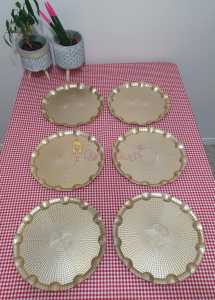 Gold Plastik Tepsi Sunumluk