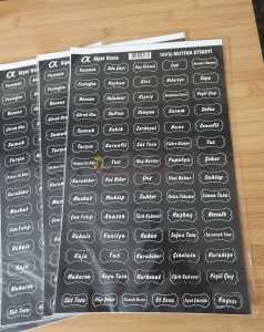 BAHARAT ETİKETİ ( 104 ADET )