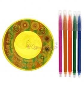 Sihirli Daireler ve Renkli Kalemler Set